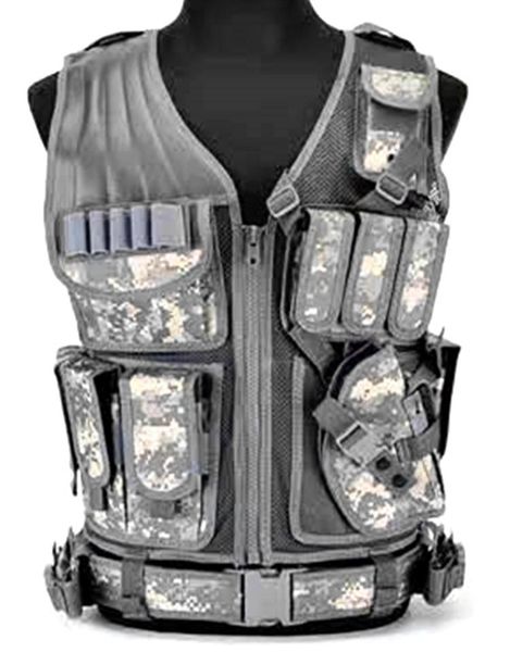 multifunctional outdoor sports equipment adventure camouflage tactical vest ve hunting jackets, Camo;black
multifunctional outdoor sports equipment adventure camouflage tactical vest ve hunting jackets, Camo;black