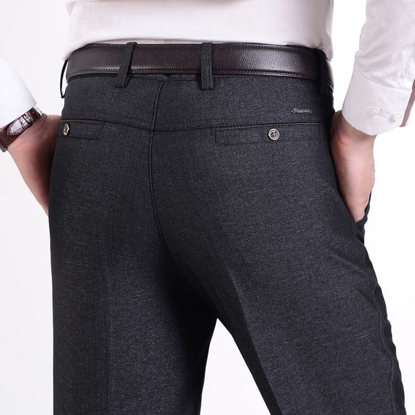 men's pants dress suit casual thick loose male high waist straight trousers man business fashion slim fit nsgo, Black
men's pants dress suit casual thick loose male high waist straight trousers man business fashion slim fit nsgo, Black