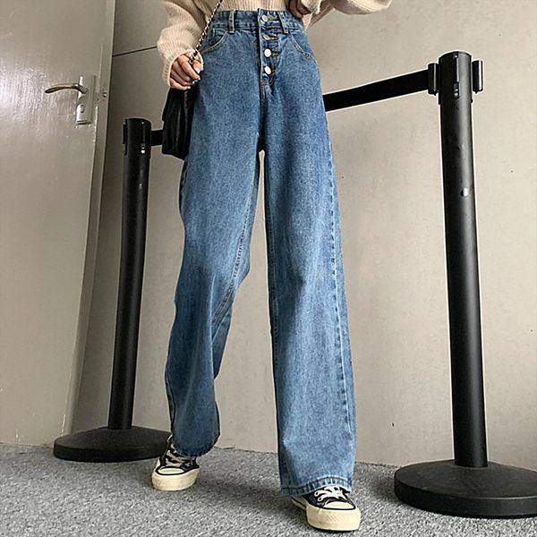 casual light blue denim womens short pants long straight jeans high waist button wide leg trousers pockets solid color, White;black
casual light blue denim womens short pants long straight jeans high waist button wide leg trousers pockets solid color, White;black