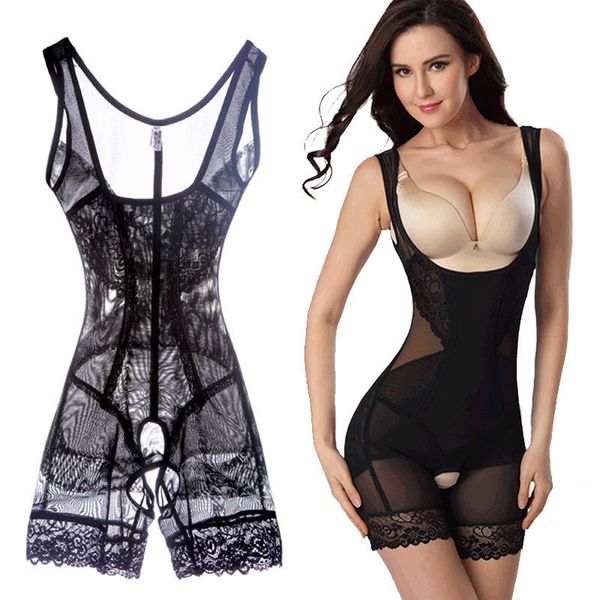 Women Lace Shaper Corset Chest Support Slimming High Waist Trainer Hip Raise Fat Burning Back Off Shaper Bodysuits, Black
Women Lace Shaper Corset Chest Support Slimming High Waist Trainer Hip Raise Fat Burning Back Off Shaper Bodysuits, Black