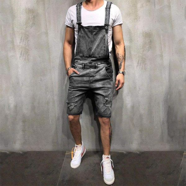 jeans men streetwear hole denim overalls autumn casual pockets vintage jeans sling romper male men's, Blue
jeans men streetwear hole denim overalls autumn casual pockets vintage jeans sling romper male men's, Blue