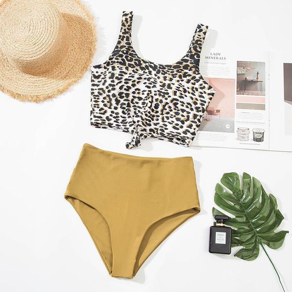 women's swimwear women's swimsuit 2021 high waisted 2 piece with push up leopard print and solid bottom padded beachwear bikini, White;black
women's swimwear women's swimsuit 2021 high waisted 2 piece with push up leopard print and solid bottom padded beachwear bikini, White;black