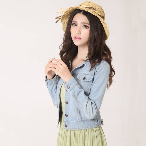 newly autumn vintage fashion denim coats clothes turn-down collar women crop solid slim long sleeve ladies jackets 62471 201015, Black;brown
newly autumn vintage fashion denim coats clothes turn-down collar women crop solid slim long sleeve ladies jackets 62471 201015, Black;brown