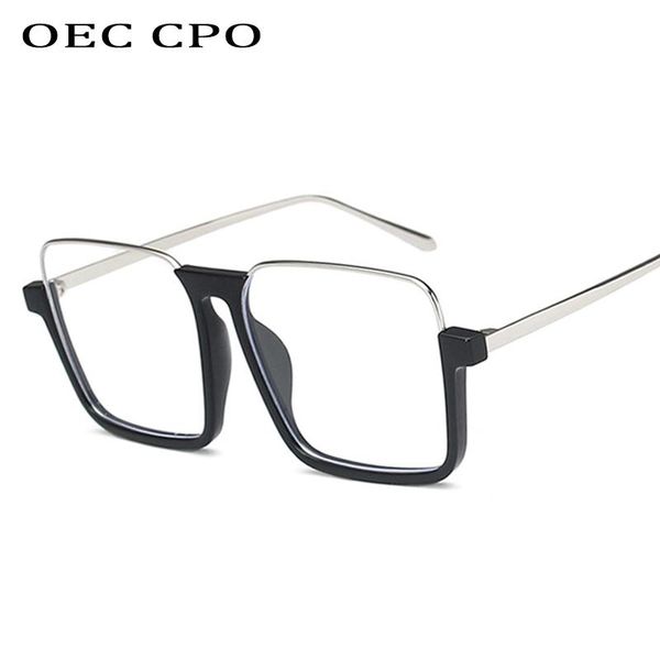 fashion sunglasses frames oec cpo women clear glasses brand half frame flat mirror man square eyeglasses retro no degree eyewear o442, Black
fashion sunglasses frames oec cpo women clear glasses brand half frame flat mirror man square eyeglasses retro no degree eyewear o442, Black