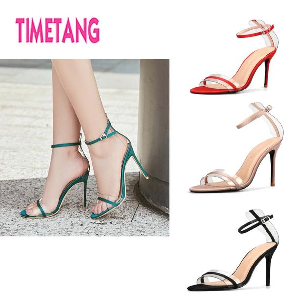 summer sandals ankle strap clear band elegant open toe women shoes high heels /banquet/party/dress size 32-42, Black
summer sandals ankle strap clear band elegant open toe women shoes high heels /banquet/party/dress size 32-42, Black