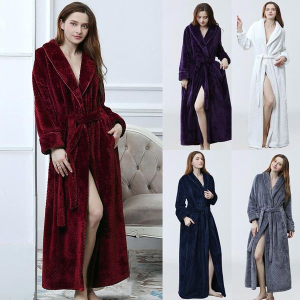 men's sleepwear flannel couple bathrobe (female style) solid color belt autumn and winter hooded warm pajamas, Black;brown
men's sleepwear flannel couple bathrobe (female style) solid color belt autumn and winter hooded warm pajamas, Black;brown