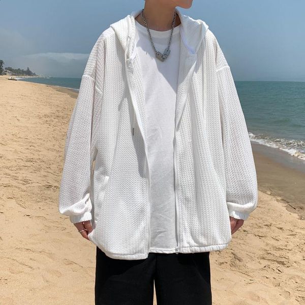 men's jackets summer thin white jacket fashion breathable casual hooded men streetwear loose hip-hop plaid mens s-xl, Black;brown
men's jackets summer thin white jacket fashion breathable casual hooded men streetwear loose hip-hop plaid mens s-xl, Black;brown