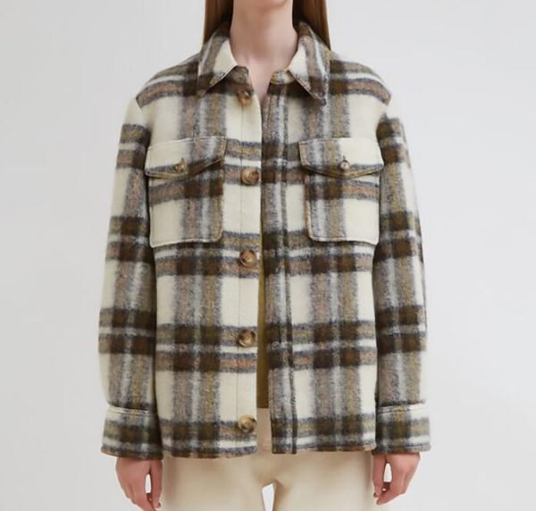 women's wool & blends 2021 autumn / winter classic plaid thick short coat single breasted women long, Black
women's wool & blends 2021 autumn / winter classic plaid thick short coat single breasted women long, Black