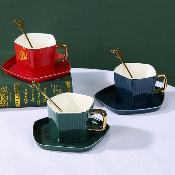 mugs creative colorful pentagonal ceramic cups exquisite gold coffee cup and saucer glass tea
mugs creative colorful pentagonal ceramic cups exquisite gold coffee cup and saucer glass tea