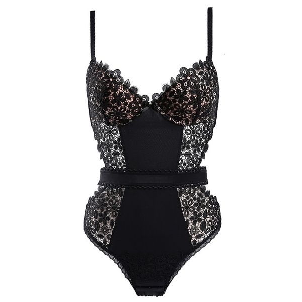 bodysuit for women lingerie embroidery lace hollow out back padded cup underwired underwear sleeveless 211220, Black;white
bodysuit for women lingerie embroidery lace hollow out back padded cup underwired underwear sleeveless 211220, Black;white