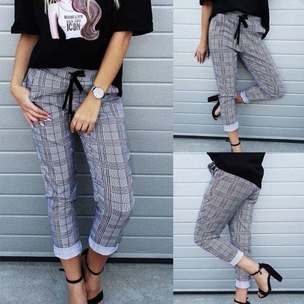 women's pants & capris fashion casual women ladies skinny stretch plaid pencil trousers, Black;white
women's pants & capris fashion casual women ladies skinny stretch plaid pencil trousers, Black;white