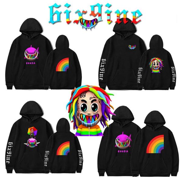 men's hoodies & sweatshirts cool rapper 6ix9ine tekashi69 tekashi 69 gooba rainbow men/women harajuku hip hop pullovers cotton hoodie, Black
men's hoodies & sweatshirts cool rapper 6ix9ine tekashi69 tekashi 69 gooba rainbow men/women harajuku hip hop pullovers cotton hoodie, Black
