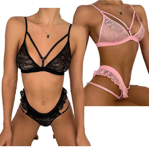 bras lace bralette for women see through and g-string push up wireless underwear sensual nighty unlined ingerie, Red;black
bras lace bralette for women see through and g-string push up wireless underwear sensual nighty unlined ingerie, Red;black