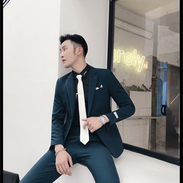 men's suits & blazers thin korea fit men's suits homme matrimony notch lapel a wedding button groom tux suit two coats -pants ryqc, White;black
men's suits & blazers thin korea fit men's suits homme matrimony notch lapel a wedding button groom tux suit two coats -pants ryqc, White;black