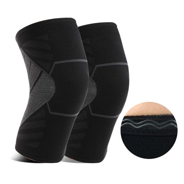compression knitted knee sleeve braces support fitness running cycling elastic nylon sport pad for basketball elbow & pads, Black;gray
compression knitted knee sleeve braces support fitness running cycling elastic nylon sport pad for basketball elbow & pads, Black;gray