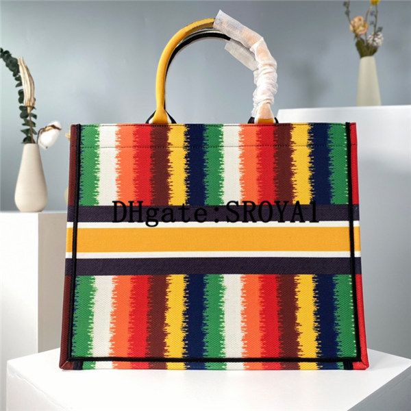2021 classic colorful book totes bag designer handbag embroidered tote large capacity travel canvas shopping bags 40
2021 classic colorful book totes bag designer handbag embroidered tote large capacity travel canvas shopping bags 40