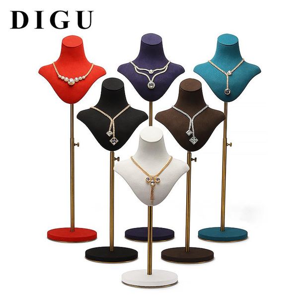 jewelry pouches, bags necklace display stand portrait neck props window furnishings can be pulled up, Pink;blue
jewelry pouches, bags necklace display stand portrait neck props window furnishings can be pulled up, Pink;blue