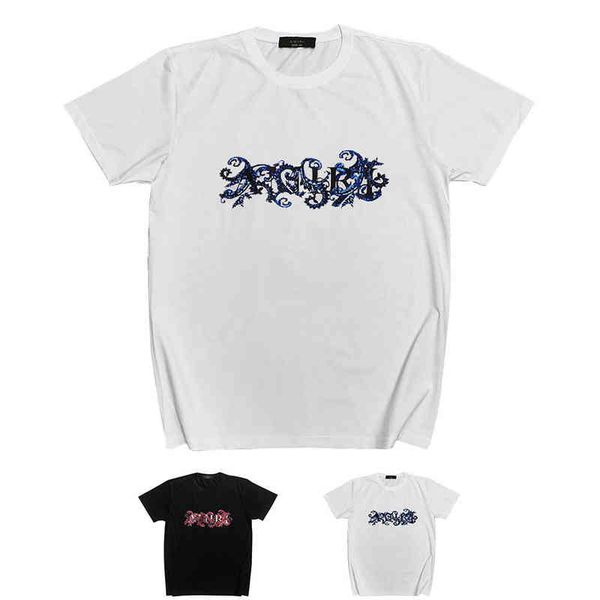 street fashion new us a miri short sleeve totem letter print ins casual hip hop high street half t-shirt men, White;black
street fashion new us a miri short sleeve totem letter print ins casual hip hop high street half t-shirt men, White;black