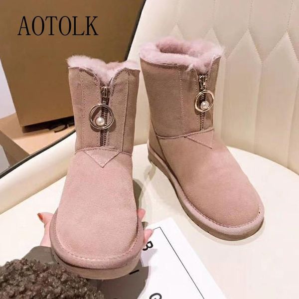 boots women snow real leather cowhide winter ankle wool warm non-slip shoes footwear size 35-39 fashion 2021, Black
boots women snow real leather cowhide winter ankle wool warm non-slip shoes footwear size 35-39 fashion 2021, Black