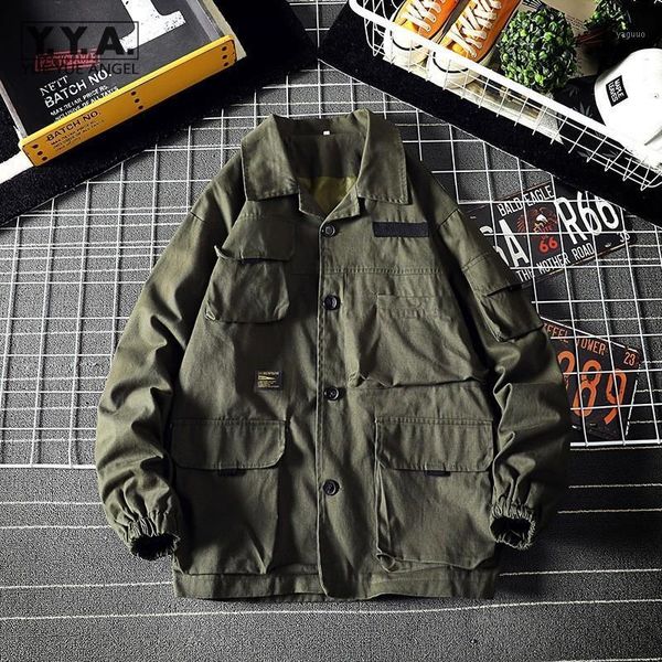 autumn cargo coat mens vintage pockets loose fit bomber jacket harajuku casual men lapel button up outerwear oversized 5xl men's, Black;brown
autumn cargo coat mens vintage pockets loose fit bomber jacket harajuku casual men lapel button up outerwear oversized 5xl men's, Black;brown