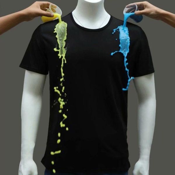 men's t-shirts anti dirty waterproof athletic t-shirt moisture-wicking fit quick dry short-sleeve sports tee, White;black
men's t-shirts anti dirty waterproof athletic t-shirt moisture-wicking fit quick dry short-sleeve sports tee, White;black