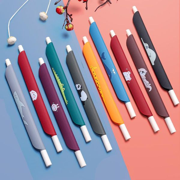 gel pens 5pcs 0.5mm multifunction color ink pen set creative cartoon animal cat panda ruler bookmark student school kawaii stationery
gel pens 5pcs 0.5mm multifunction color ink pen set creative cartoon animal cat panda ruler bookmark student school kawaii stationery