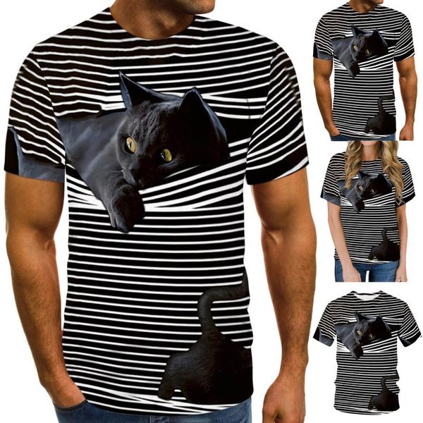 men's t-shirts 3d striped cat printed t shirt men and women spring summer casual short sleeve man vintage tshirts camiseta hombre, White;black
men's t-shirts 3d striped cat printed t shirt men and women spring summer casual short sleeve man vintage tshirts camiseta hombre, White;black