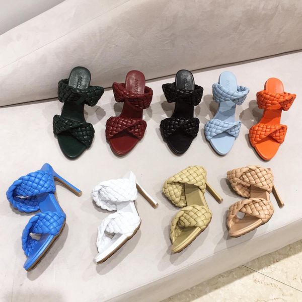2021 new women pumps ladies slippers ladies weave open toe slip on slides thin high heels party dress woman shoes big size 42, Black
2021 new women pumps ladies slippers ladies weave open toe slip on slides thin high heels party dress woman shoes big size 42, Black