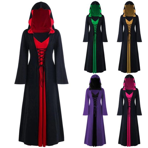 casual dresses halloween costumes for women,cosplay witch women hoodies plus size 5xl dress hooded lace up long sleeve maxi, Black;gray
casual dresses halloween costumes for women,cosplay witch women hoodies plus size 5xl dress hooded lace up long sleeve maxi, Black;gray