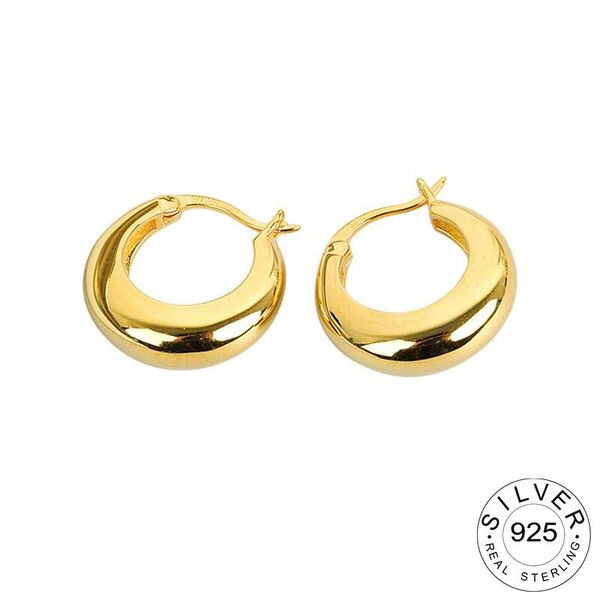 stud 925 sterling silver korean gold round earrings simple temperament exquisite semale jewelry gift, Golden;silver
stud 925 sterling silver korean gold round earrings simple temperament exquisite semale jewelry gift, Golden;silver