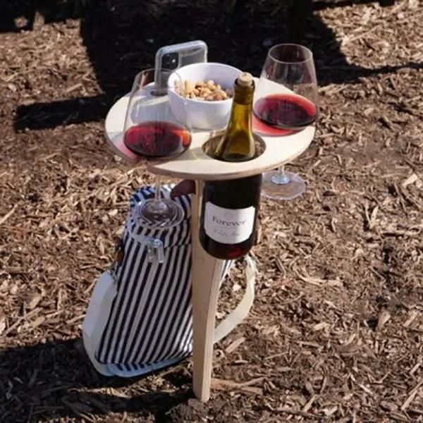 ly outdoor portable wine table wooden holder picnic stylish mini for party camp furniture
ly outdoor portable wine table wooden holder picnic stylish mini for party camp furniture