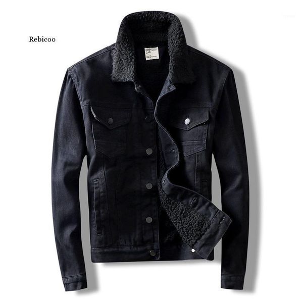british fashion winter jacket men coats velvet thick denim warm jackets hombre black lamb cashmere bomber men's, Black;brown
british fashion winter jacket men coats velvet thick denim warm jackets hombre black lamb cashmere bomber men's, Black;brown