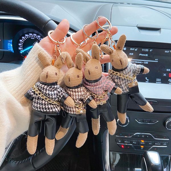 south korea dongdamen rabbit keychain creative rabbit doll fashion back bag pendant female personality doll pendant, Silver
south korea dongdamen rabbit keychain creative rabbit doll fashion back bag pendant female personality doll pendant, Silver