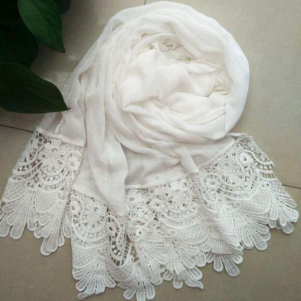 scarves elegant women floral lace edges hijab shawl cotton muslim scarf plain maxi, Blue;gray
scarves elegant women floral lace edges hijab shawl cotton muslim scarf plain maxi, Blue;gray