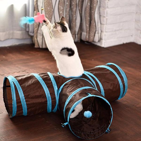 cat toys funny t shape nylon cats tunnel three way foldable home folding training pet products accessories supplies
cat toys funny t shape nylon cats tunnel three way foldable home folding training pet products accessories supplies