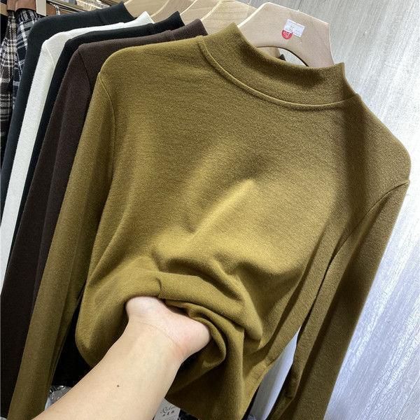 woman tshirts women's long-sleeved t-shirt autumn winter coat mujer camisetas, White
woman tshirts women's long-sleeved t-shirt autumn winter coat mujer camisetas, White