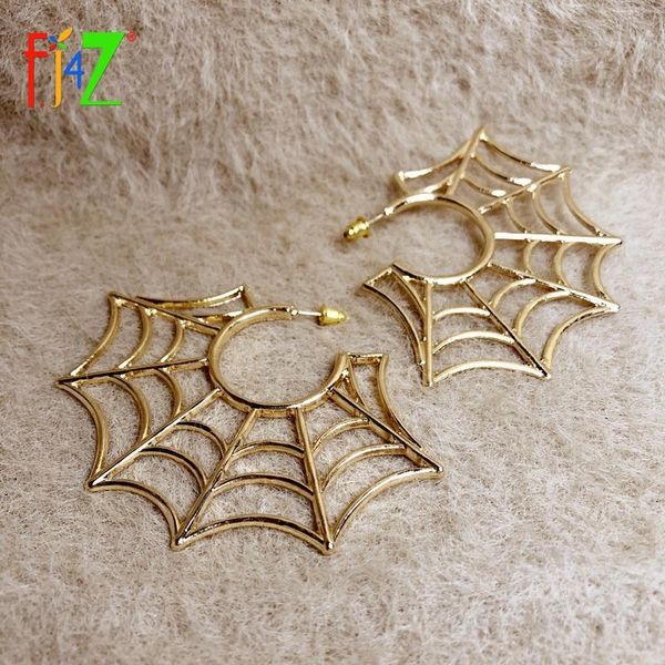 hoop & huggie f.j4z fashion chic earrings women star unusual gold color alloy spider web lady hallowee jewelry dropship, Golden;silver
hoop & huggie f.j4z fashion chic earrings women star unusual gold color alloy spider web lady hallowee jewelry dropship, Golden;silver