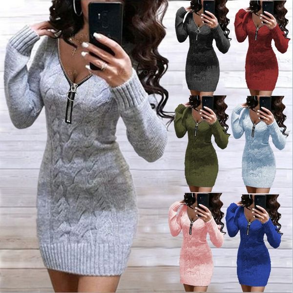 casual dresses 2022 new style women's sweater european and american knitted sweater mid-length zipper v-neck jacket, Black;gray
casual dresses 2022 new style women's sweater european and american knitted sweater mid-length zipper v-neck jacket, Black;gray