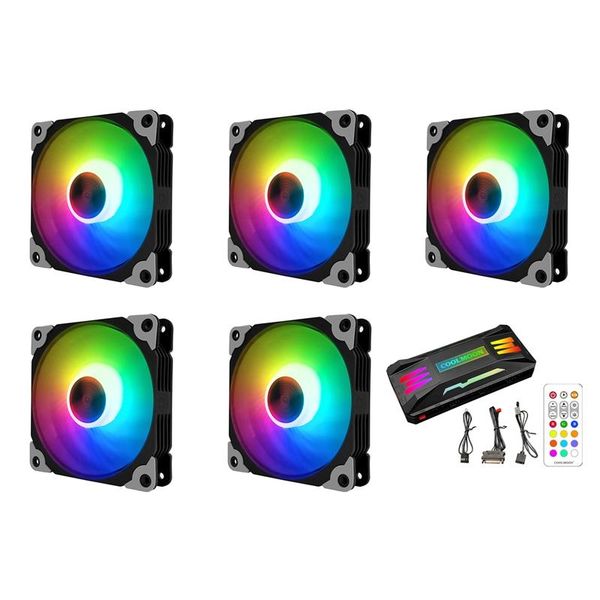 fans & coolings coolmoon p4 chassis fan 12cm mute pwm temperature control argb shenguang synchronous cpu radiator water cooling fan(5 pcs)
fans & coolings coolmoon p4 chassis fan 12cm mute pwm temperature control argb shenguang synchronous cpu radiator water cooling fan(5 pcs)