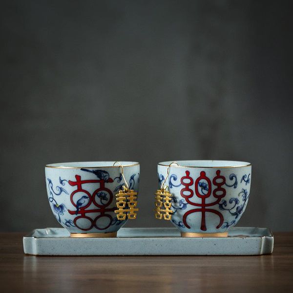 mugs retro chinese style blue and white porcelain cups hand-painted creative couple joy tea water wedding gifts
mugs retro chinese style blue and white porcelain cups hand-painted creative couple joy tea water wedding gifts