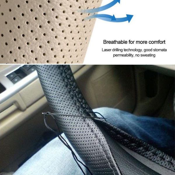 steering wheel covers full-hole hand-sewn car grip cover with needles and thread artificial leather
steering wheel covers full-hole hand-sewn car grip cover with needles and thread artificial leather