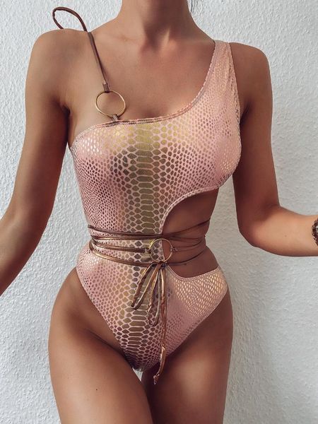 women's swimwear summer one shoulder swimsuits printing stripe bikini thong bathers beach bathing suits, White;black
women's swimwear summer one shoulder swimsuits printing stripe bikini thong bathers beach bathing suits, White;black