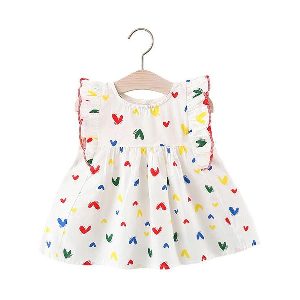 children's clothing summer 2021 cute girls pleated sleeveless dress baby print heart-shaped princess kids clothes girl's dresses, Red;yellow
children's clothing summer 2021 cute girls pleated sleeveless dress baby print heart-shaped princess kids clothes girl's dresses, Red;yellow