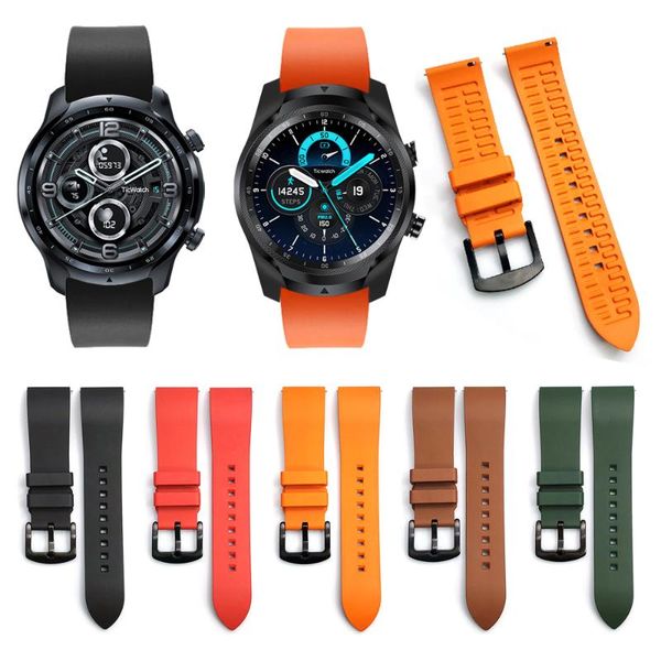 watch bands fluorine rubber strap for ticwatch pro 2021/pro 3 gps silicone band 22mm 20mm gtx wristband bracelet accessories, Black;brown
watch bands fluorine rubber strap for ticwatch pro 2021/pro 3 gps silicone band 22mm 20mm gtx wristband bracelet accessories, Black;brown