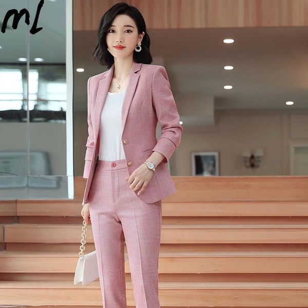 ladies office work wear professional business suits ol long-sleeved suit trousers formal 2 piece set autumn winter coat two dress, White
ladies office work wear professional business suits ol long-sleeved suit trousers formal 2 piece set autumn winter coat two dress, White