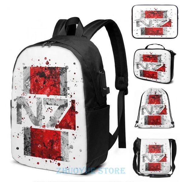 backpack funny graphic print mass effect - n7 (lite) splatter usb charge men school bags women bag travel laptop
backpack funny graphic print mass effect - n7 (lite) splatter usb charge men school bags women bag travel laptop