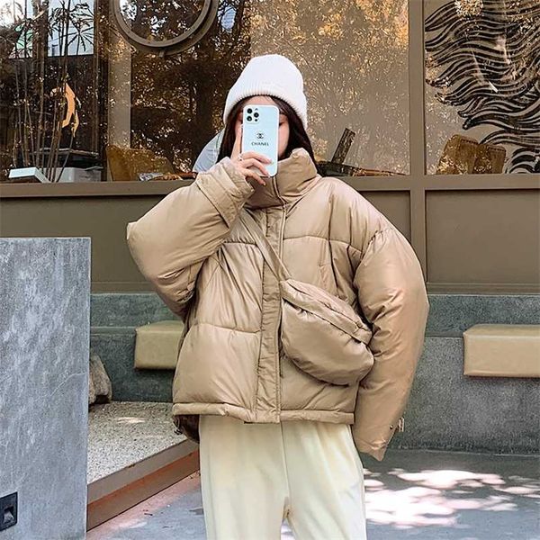 stand-up collar winter down cotton jacket korean version of dongdaemun short bread fashion with bag 211216, Black
stand-up collar winter down cotton jacket korean version of dongdaemun short bread fashion with bag 211216, Black