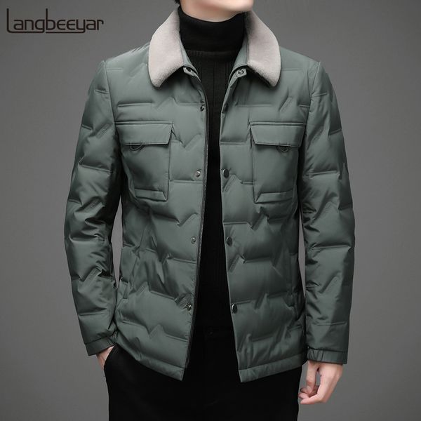 men's leather collar high-quality brand windbreaker, leisure, fashion, digner, winter clothing, 2021, Black
men's leather collar high-quality brand windbreaker, leisure, fashion, digner, winter clothing, 2021, Black