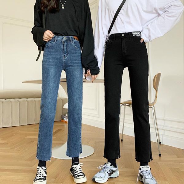 women's jeans nine point women's spring and autumn 2021 design sense small man high waist straight tube slim pants fashion, Blue
women's jeans nine point women's spring and autumn 2021 design sense small man high waist straight tube slim pants fashion, Blue