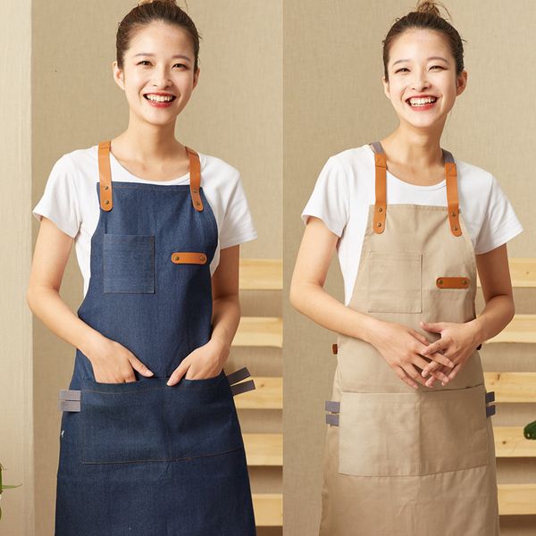 apron denim canvas waitress children's home waterproof kitchen pot milk tea shop
apron denim canvas waitress children's home waterproof kitchen pot milk tea shop